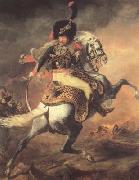 Theodore Gericault Chasseur of the Imperial Guard,Charging (mk10) oil painting on canvas